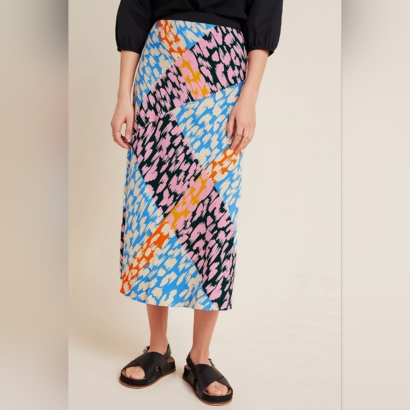 Corey Lynn Calter Bias Midi Slip Skirt SzXL - Picture 3 of 11